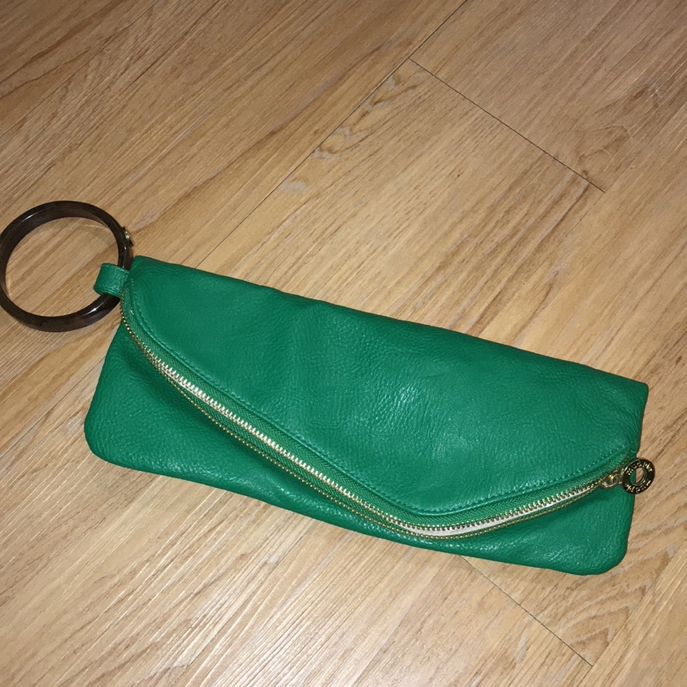 Green Mud Pie Wristlet
